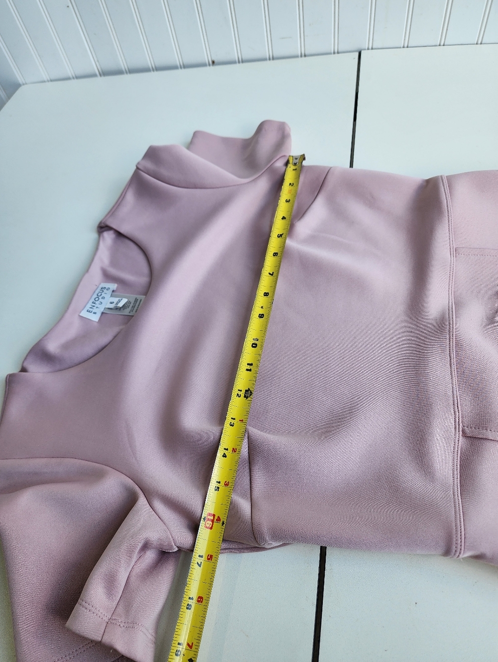 Enfocus Studio Womens Blush Pink Sleeveless Fitted Classic Button Dress 6 - Picture 7 of 14